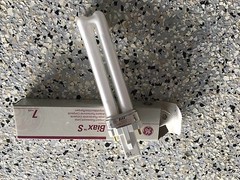 GE Biax S Compact Fluorescent Light Bulb G23d F7BX/ SPX27/ 827 CFL 7w Warm White