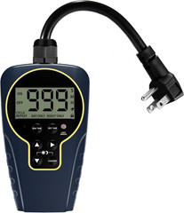 1 S to 999 H Short/Long On-Off Interval Repeat Cycle Timer Plug Outlet with Coun