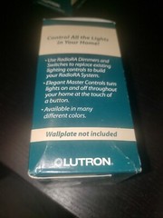 Lutron RadioRA RA-AD-LA Multi-Location Accesory Dimmer Almond Max Load 8 Amps