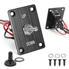 Prewired Self Reset 6Pin 3 Position UP/Down Rocker Toggle Switch Mount